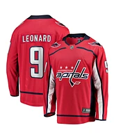 Fanatics Men's Ryan Leonard Red Washington Capitals Home Breakaway Jersey