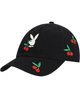 Lids Men's Black Playboy Cherry Dad Adjustable Hat
