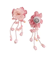 Sohi Maxi-Floral Drop Earrings