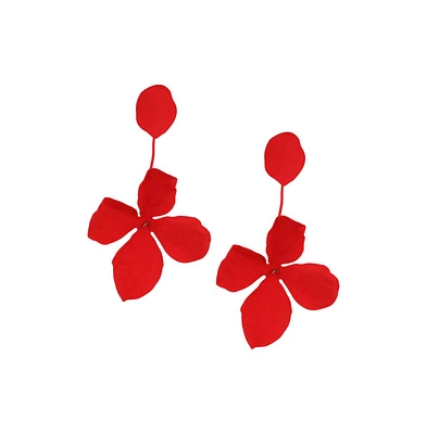 Sohi Maxi-Floral Drop Earrings