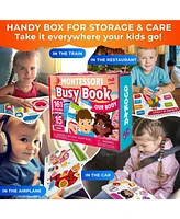 Quokka Montessori Busy Book for Toddlers 3-5 Years with Interactive Pages