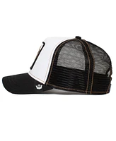 Goorin Bros. Men's White/Black the King Trucker Adjustable Hat