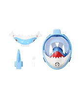 Sharky Blue - Kids Snorkel Mask | Playful Shark Design, Comfortable Silicone Seal, Easy Breathing