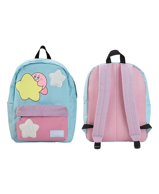 Kirby Stars 17” Pink & Blue Backpack