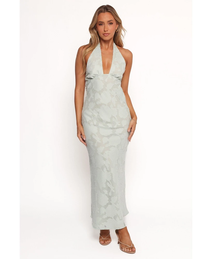 Petal and Pup Women's Edwards Maxi Halterneck Dress