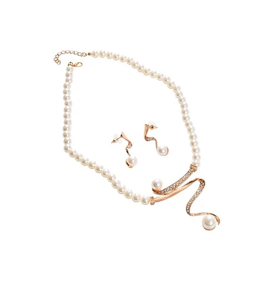 Sohi Pellet-Swirl Jewellery Set