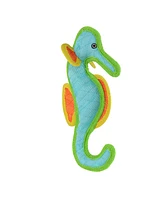 DuraForce Seahorse, 2-Pack, Durable Plush Squeaky Dog Toy