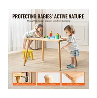 Slickblue Kids Sensory Table Double-Sided Activity Table Indoor Outdoor Play