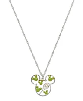 Disney Mickey Mouse Cubic Zirconia Tennis Pendant Necklace