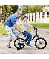 18 Inch Kids Bike with Removable Training Wheels for Aged 3-8 Years Old
