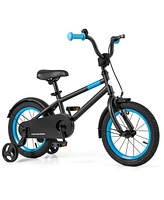 Kids Bike with Adjustable Handlebar and Saddle Blue