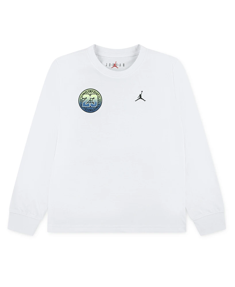 Jordan Toddler and Little Boys Jumpman Global Rise Long Sleeve T-Shirt