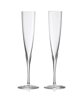 Waterford Elegance Trumpet Flute Glasses, Set of 2