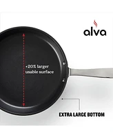 Alva Maestro Nonstick Ceramic Frying Pan Skillet, Non-Toxic Pfas Pfoa & Ptfe Free, Healthy Cooking Pan
