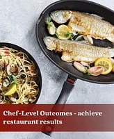 Alva Energy Ceramic Fish-Shaped Frying Pan - 13.4" Oval, Non-Toxic, Pfas/Pfoa/Ptfe-Free - Works on All Cooktops including Induction