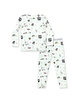 Bellabu Bear Kids Unisex Kids' Minecraft Sleep Repeat Set of 2 Piece Pajamas