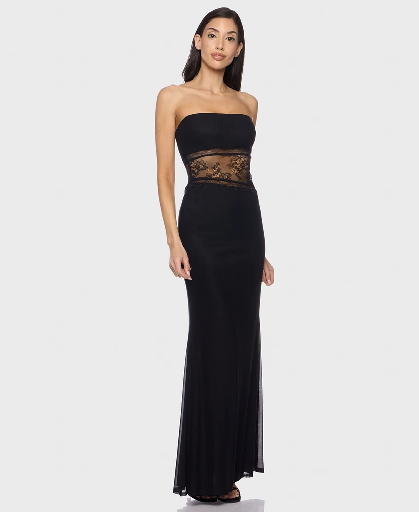 Juniors' Sleeveless Maxi Dress