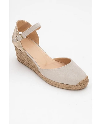 Aldea Leather Platform Espadrille (Women)