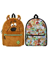 Scooby Doo Plush Scooby & Gang 16.5" Reversible Backpack