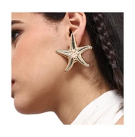 Sohi Starfish Drop Earrings