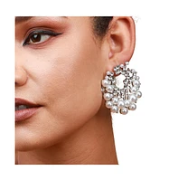 Sohi Pellet-Swirl Drop Earrings