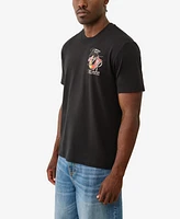 True Religion Men's Short Sleeve Ombre Graphic T-Shirt