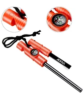 Aofar Af-4580 Military Compass & Fire Starter, Waterproof, Shakeproof, Survival Kit for Camping, Hiking, Hunting, Backpacking