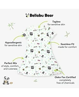 Bellabu Bear Toddler Girls Minecraft Sleep Repeat Short Sleeve Dress