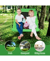 Gymax Boys 700lb Giant 60'' Platform Tree Swing Adults
