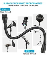ZealSound Microphone Gooseneck Stand T13-us and T19-us Black Bundle