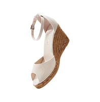 Aiguafreda Canvas Espadrille Sandal Wedges