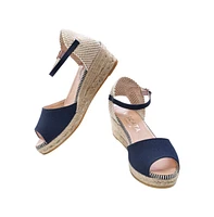 Cavall Canvas Espadrille Sandal Wedges