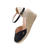 Reus Canvas Espadrille Wedges