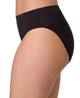 Bali Women's Lux Cotton Essentials High-Cut Underwear Dflehc