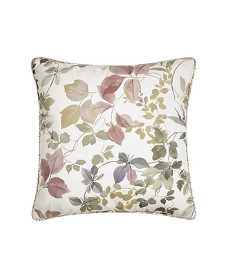Royal Court Rosewood Evergreen Square Decorative Pillow, 16" x 16"