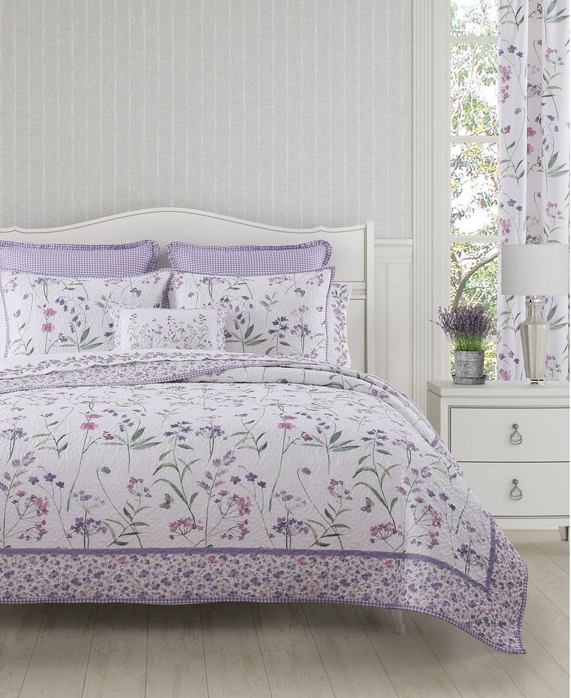 Royal Court Nola Floral 3-Pc. Quilt Set, King/California King