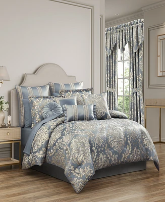 Royal Court Lorenzo Damask 3-Pc. Comforter Set, Full/Queen