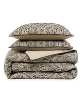 Royal Court Maren Damask 3-Pc. Comforter Set