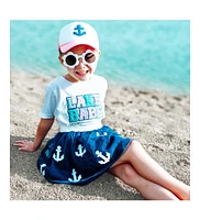 Sweet Wink Little and Big Girls Lake Babe Patch Short Sleeve T-Shirt