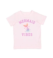 Sweet Wink Little and Big Girls Mermaid Vibes Short Sleeve T-Shirt