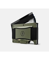 The Ridge Men's Ridge Wallet - Matte Olive - Money Clip