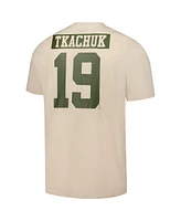 LevelWear Men's Matthew Tkachuk Khaki Florida Panthers 2024 Nhl Military Appreciation Richmond Delta Player Name Number T-Shirt