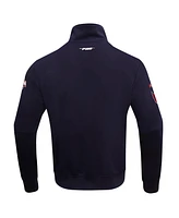 Pro Standard Men's Navy Washington Capitals Classic Chenille Full-Zip Track Jacket