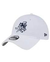 New Era Men's White Dallas Cowboys Retro Main 9TWENTY Adjustable Hat