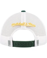 Mitchell & Ness Big Boys and Girls Green Green Bay Packers Stripe Trucker Adjustable Hat