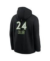 Nike Men's Napheesa Collier Black Minnesota Lynx Rebel Edition Name Number Pullover Hoodie