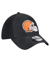 New Era Men's Black Cleveland Browns Active Camo 39THIRTY Flex Hat