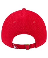 New Era Women's Red St. Louis Cardinals Corduroy 9TWENTY Adjustable Hat