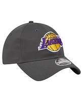 New Era Men's Charcoal Los Angeles Lakers Active Ripstop 9TWENTY Adjustable Hat