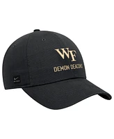 Nike Men's Black Wake Forest Demon Deacons 2025 On-Field Club Adjustable Hat